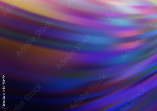 Dark Purple vector blurred and colored template.