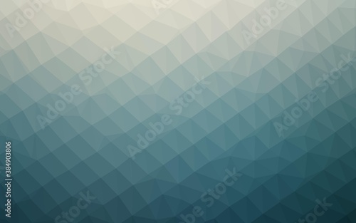 Fototapeta Naklejka Na Ścianę i Meble -  Light Blue, Green vector blurry triangle texture.