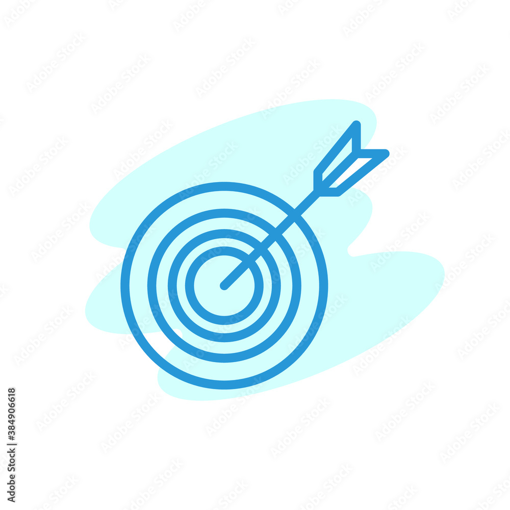 Illustration Vector graphic of target icon. Fit for success, targeting, competition etc. Illustration Vector graphic of target icon. Fit for success, targeting, competition etc.