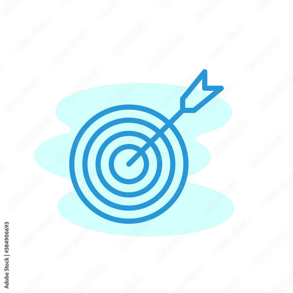 Illustration Vector graphic of target icon. Fit for success, targeting, competition etc. Illustration Vector graphic of target icon. Fit for success, targeting, competition etc.