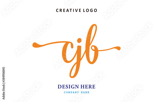 simple CJB letter arrangement logo is easy to understand, simple and authoritative