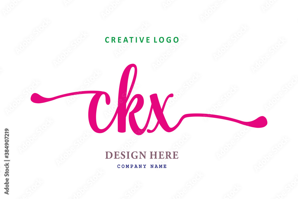 simple CKX letter arrangement logo is easy to understand, simple and authoritative simple CKX letter arrangement logo is easy to understand, simple and authoritative