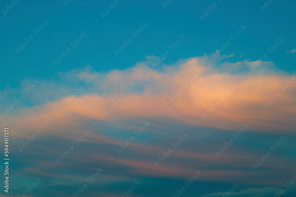 Obraz premium 夕焼け雲