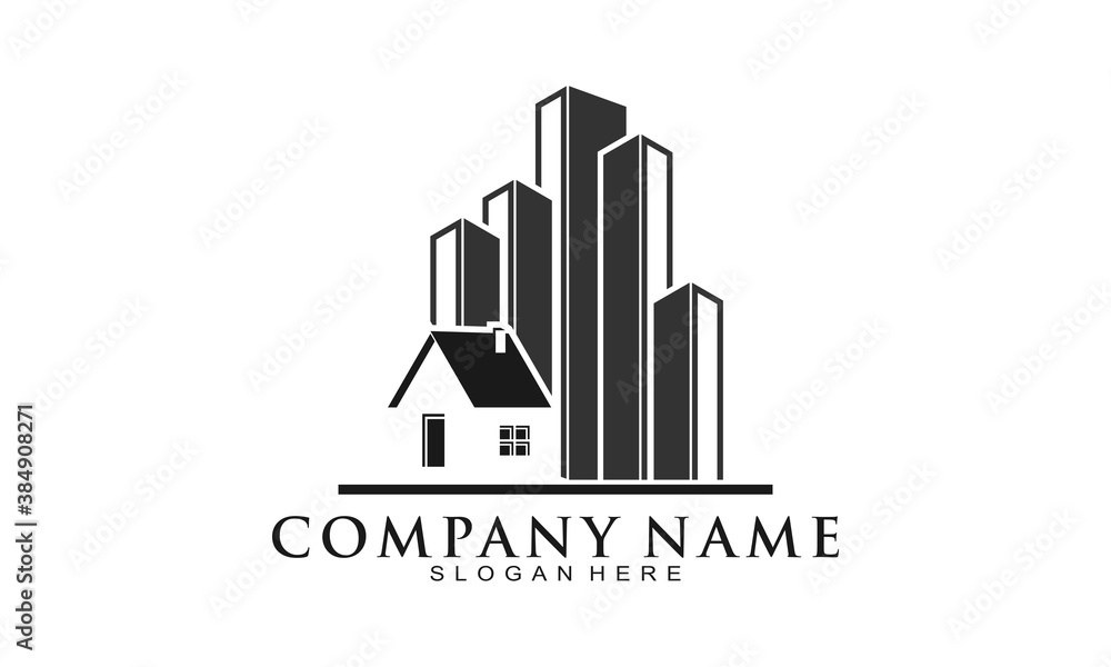 House and building illustration vector design