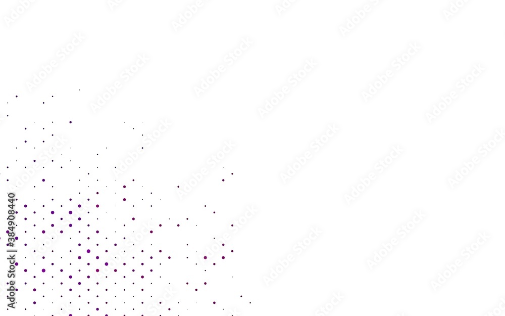 Light Purple vector cover with spots.