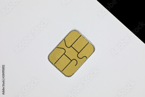 EMV chip on a personal access security card