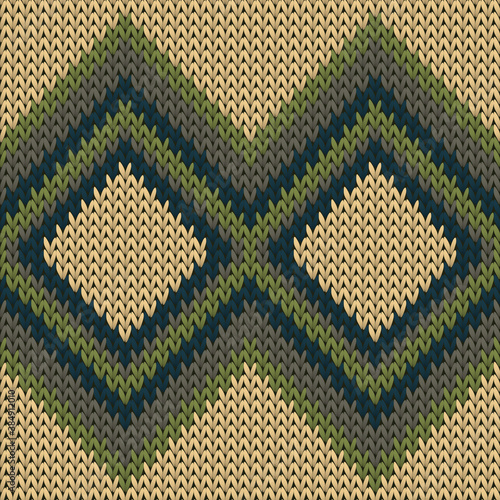 Trendy rhombus argyle christmas knit geometric 