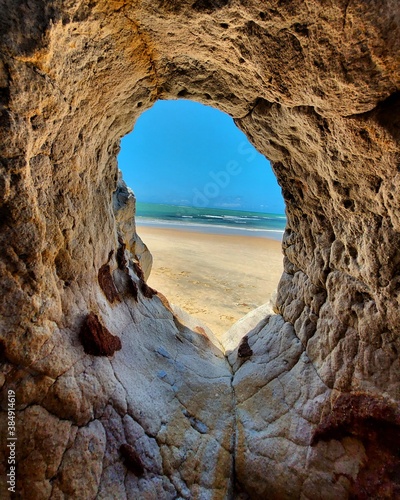 cave in the sea praia do espelho