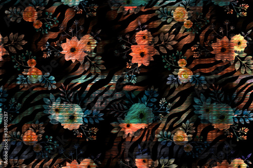 abstract leopard print texture design  © TT3 Design