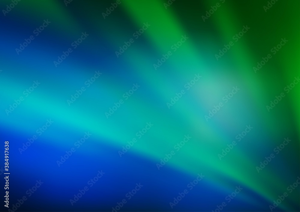 Obraz premium Light Blue, Green vector abstract background.