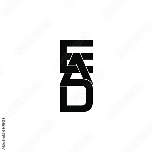 ead letter original monogram logo design