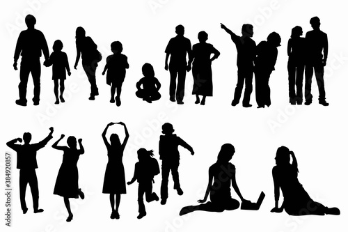 ファミリーシルエット