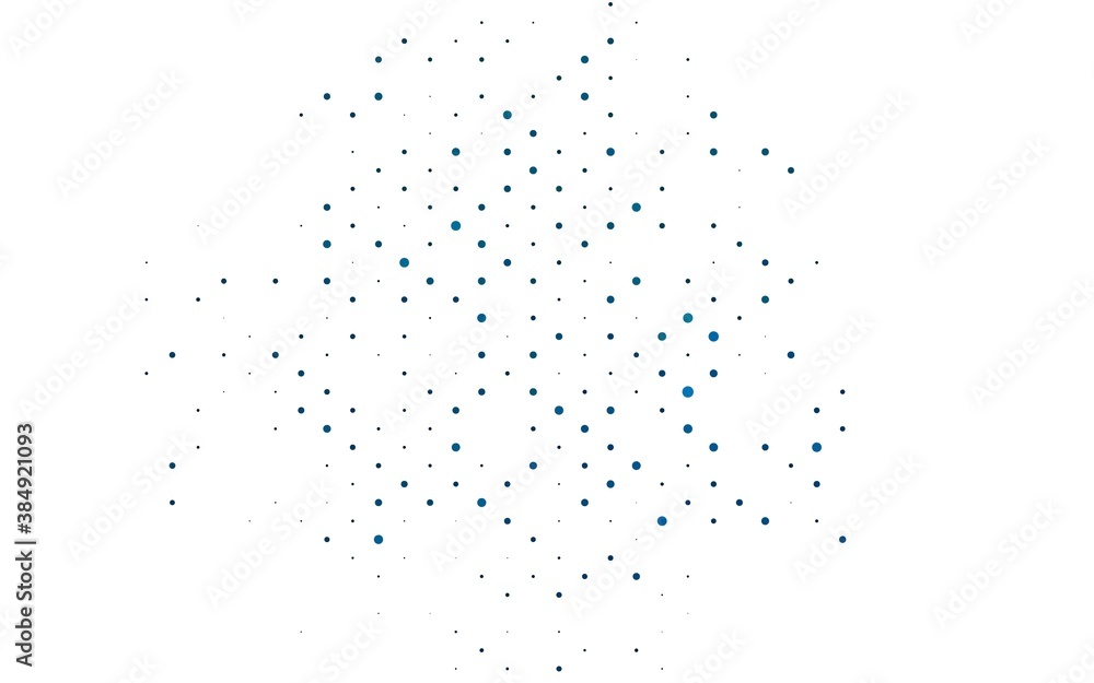 Light BLUE vector layout with circle shapes. Light BLUE vector layout with circle shapes.