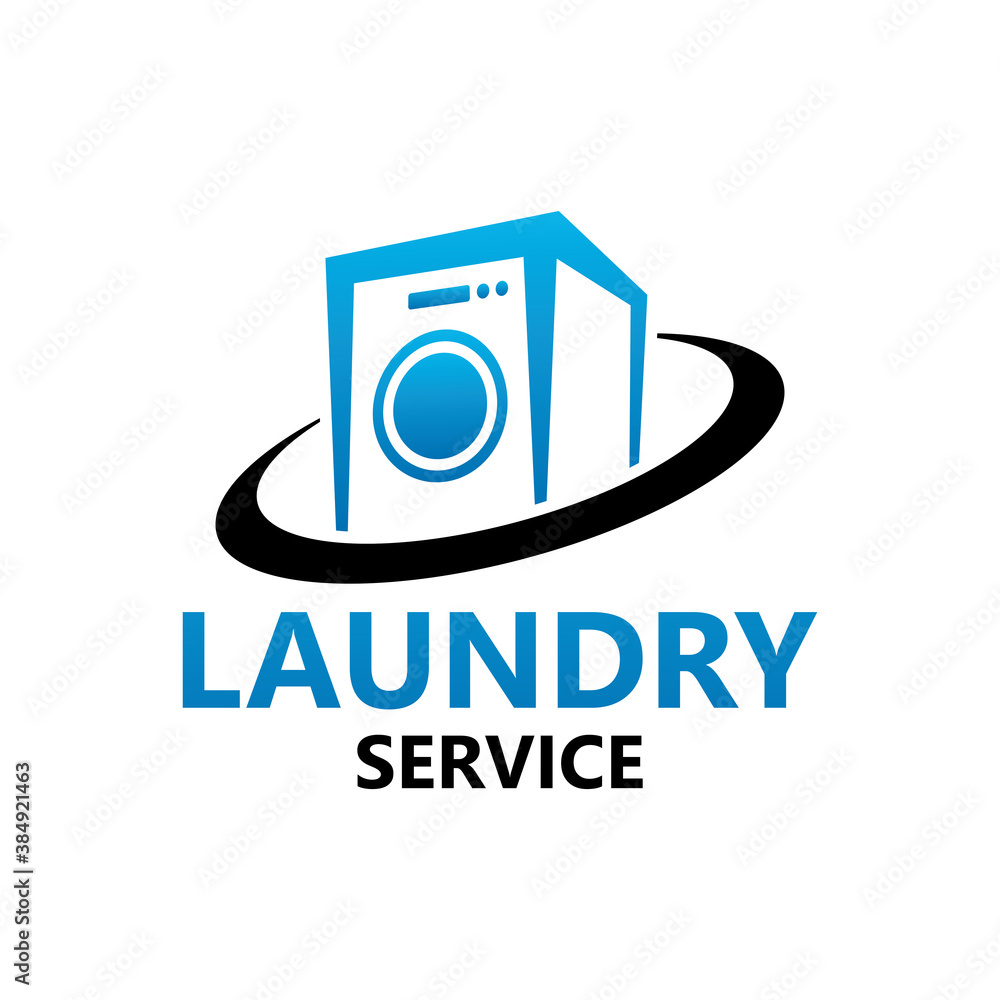 Laundry Service Logo Template Design Vector Laundry Service Logo Template Design Vector