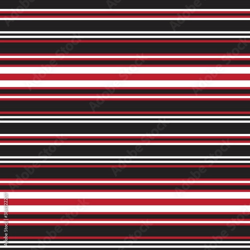 Red Stripe seamless pattern background in horizontal style