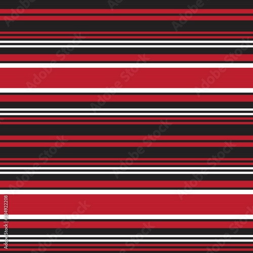 Red Stripe seamless pattern background in horizontal style