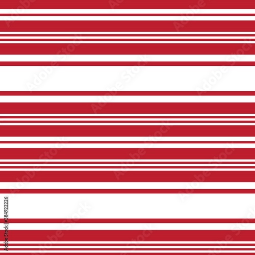 Red Stripe seamless pattern background in horizontal style