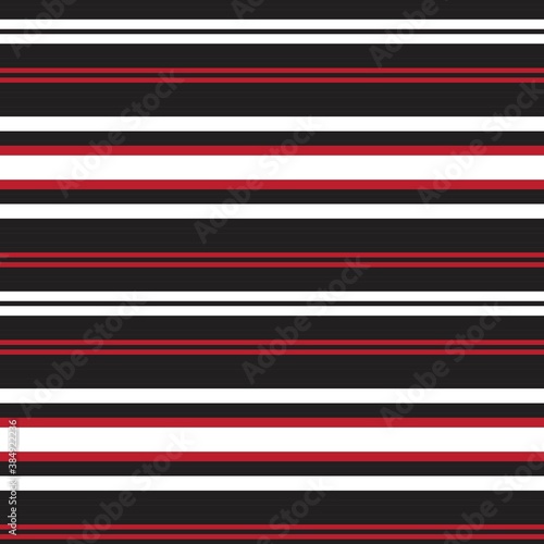 Red Stripe seamless pattern background in horizontal style