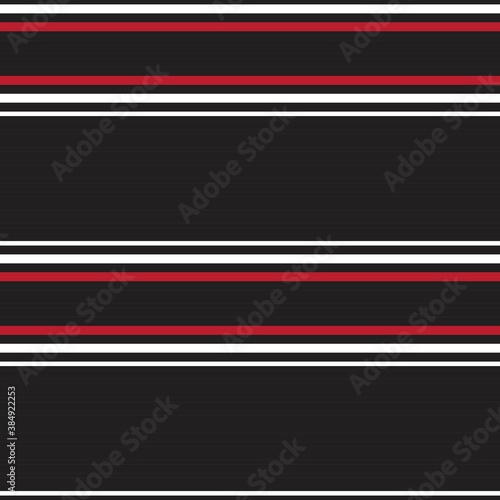 Red Stripe seamless pattern background in horizontal style