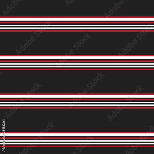 Red Stripe seamless pattern background in horizontal style
