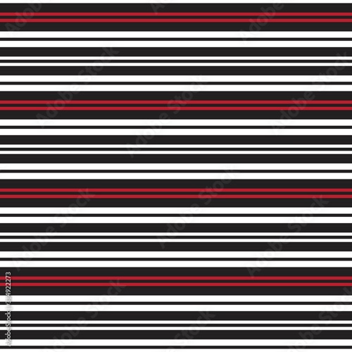 Red Stripe seamless pattern background in horizontal style