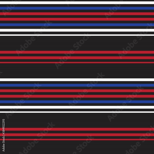 Red Stripe seamless pattern background in horizontal style