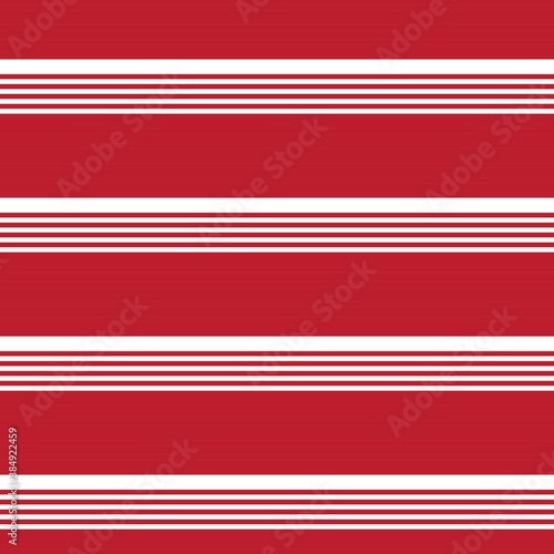 Red Stripe seamless pattern background in horizontal style