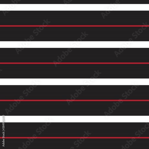 Red Stripe seamless pattern background in horizontal style
