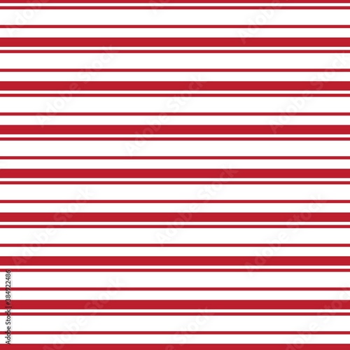 Red Stripe seamless pattern background in horizontal style