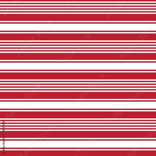 Red Stripe seamless pattern background in horizontal style