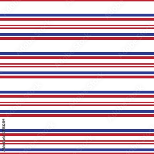 Red Stripe seamless pattern background in horizontal style