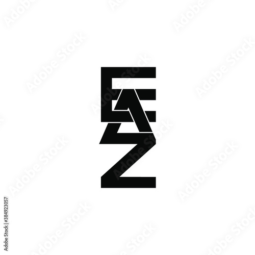 eaz letter original monogram logo design