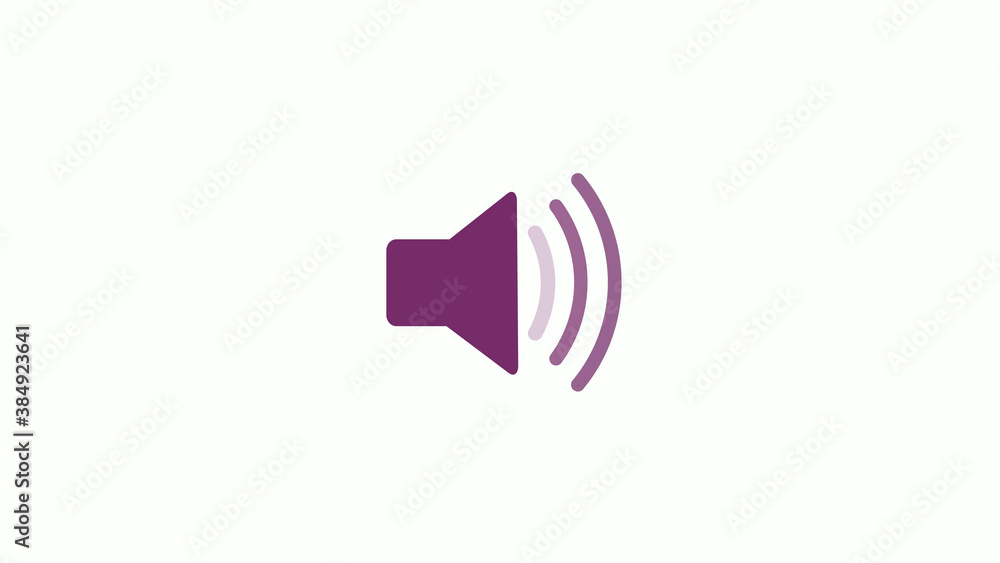 Amazing pink dark speaker icon on white background, Speaker icon Amazing pink dark speaker icon on white background, Speaker icon