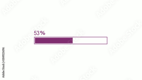 New pink dark waiting loading bar on white background, Loading bar