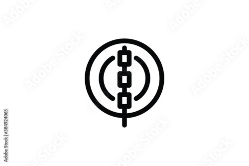 Party Outline Icon - Satay