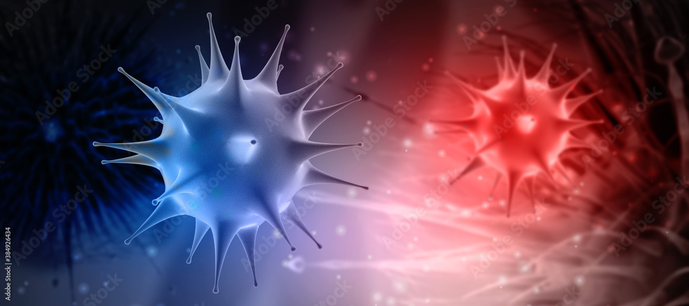 3d render Corona virus microscopic view 3d render Corona virus microscopic view