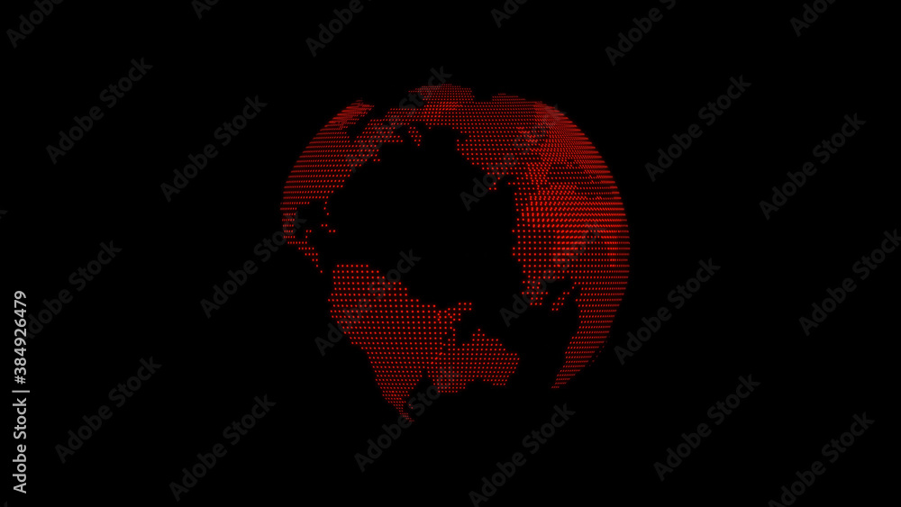 New red color 3d background planet image, New 3d earth images