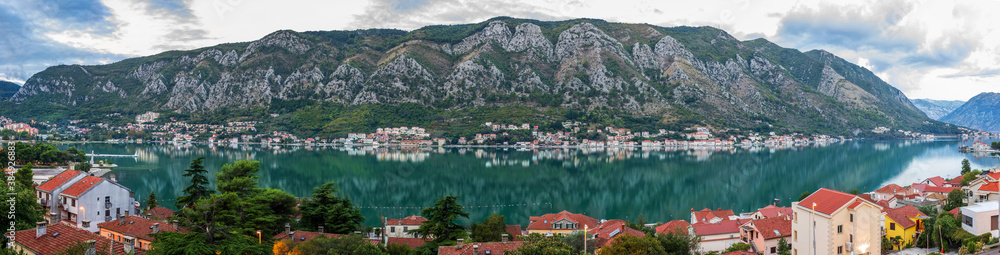 View to Kotor Bay from the Old Town Kotor, Montenegro