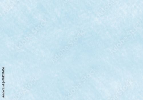 Beautiful light blue watercolor brush with texture and rough surface for cute background and decoration