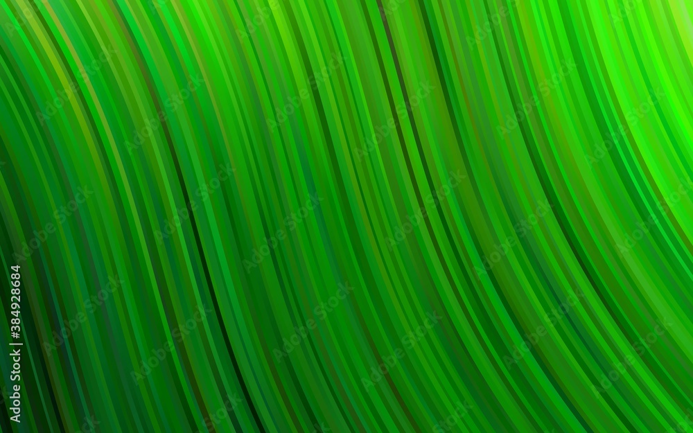 Light Green vector background with curved circles. Light Green vector background with curved circles.