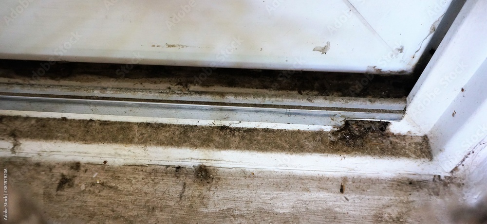 Traces of dust and dirt clinging to the old metal cabinet. Due to long use and the condition of dust that is scattered around Traces of dust and dirt clinging to the old metal cabinet. Due to long use and the condition of dust that is scattered around