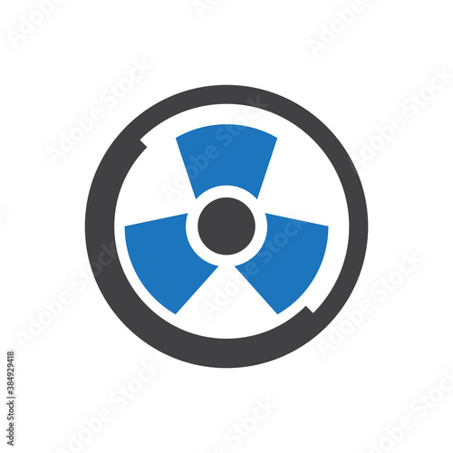 Nuclear sign icon
