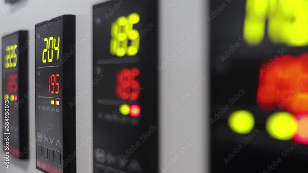Electrical control room in industrial building Factory Electrical control room in industrial building Factory