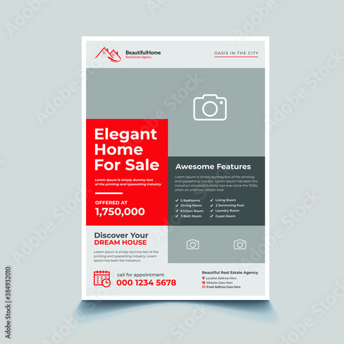 Elegant Real Estate Flyer Template