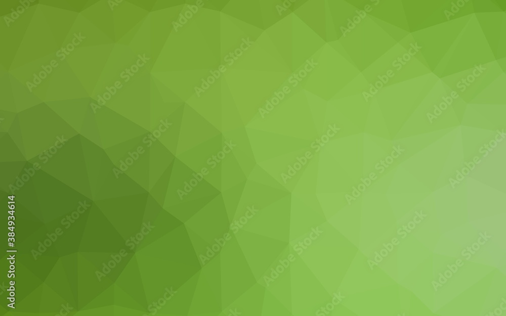 Light Green vector blurry triangle texture. Light Green vector blurry triangle texture.