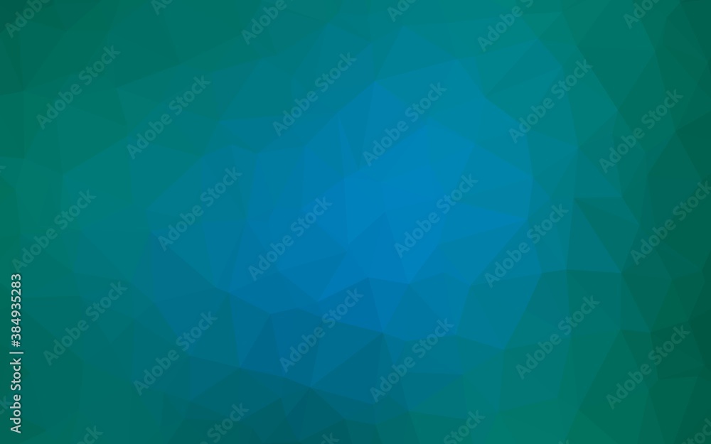 Light Blue, Green vector polygonal background. Light Blue, Green vector polygonal background.