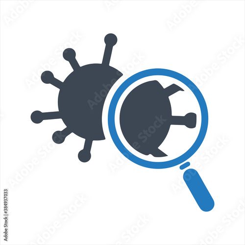 Virus check icon