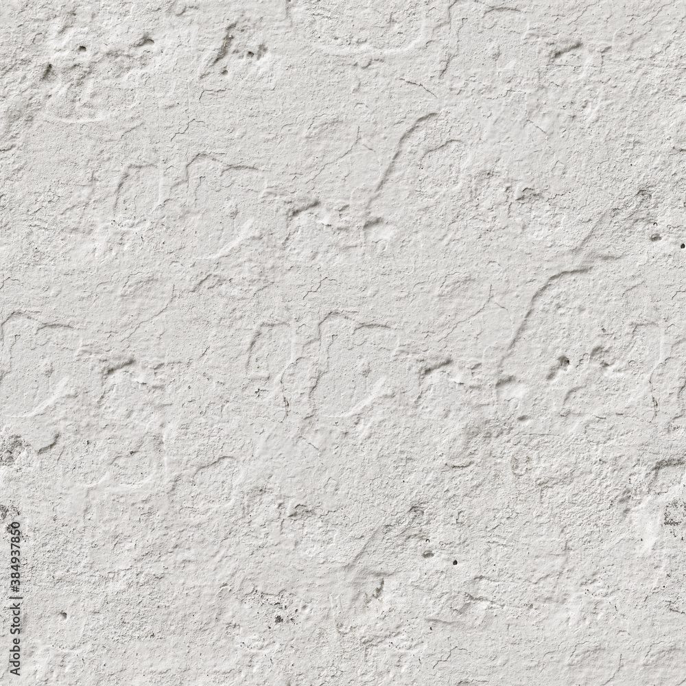 Seamless white painted concrete wall texture. 4K Stock Photo | Adobe Stock