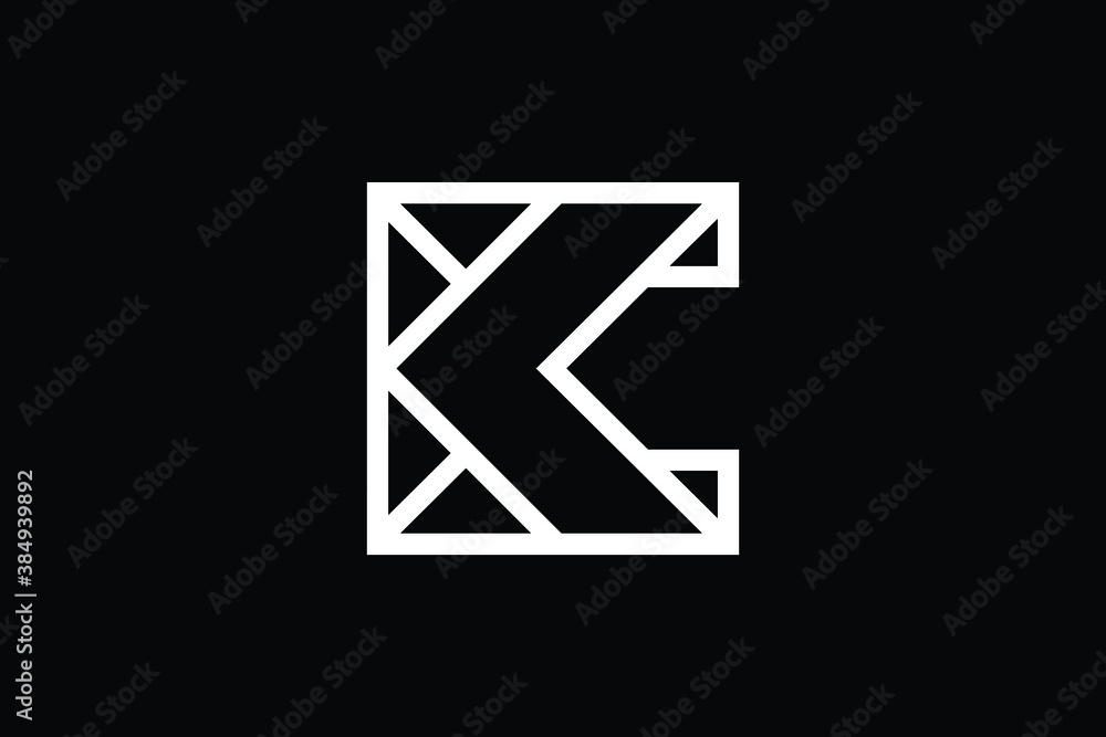 CK letter logo design on luxury background. KC monogram initials letter logo concept. KC icon design. CK elegant and Professional letter icon design on black background. K C CK KC CK letter logo design on luxury background. KC monogram initials letter logo concept. KC icon design. CK elegant and Professional letter icon design on black background. K C CK KC