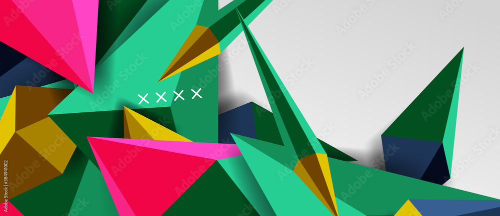 3d low poly abstract shape background vector illustration 3d low poly abstract shape background vector illustration